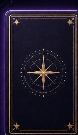 Obsidian and gold AIToy Tarot card back